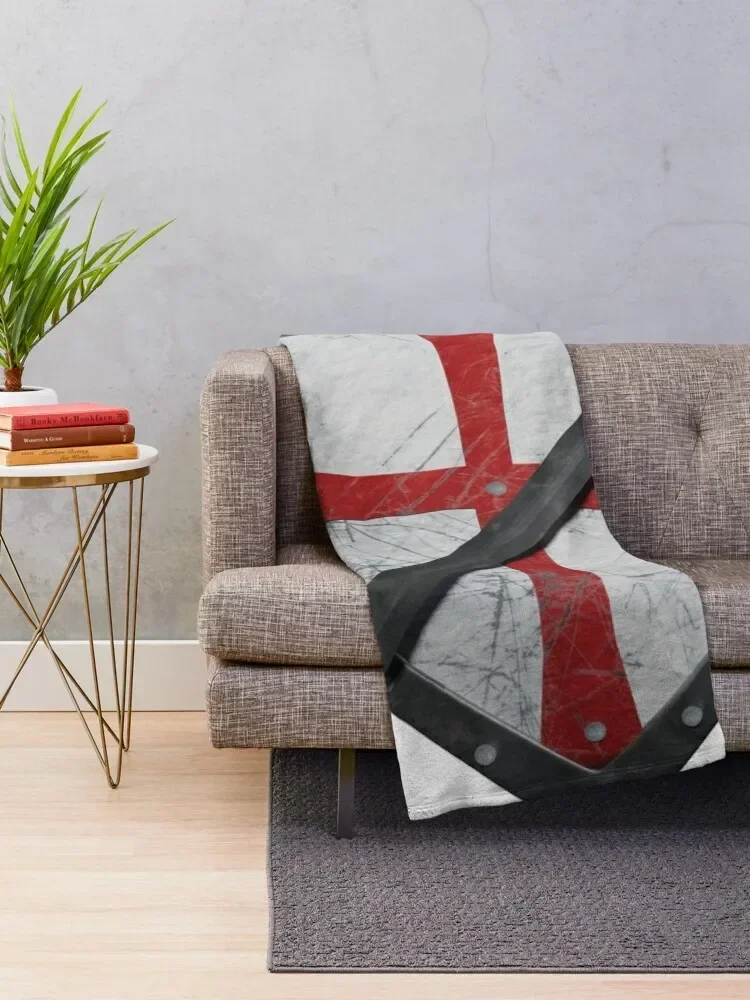 Crusader Sword and Shield Throw Blanket Retros heavy to sleep Blankets