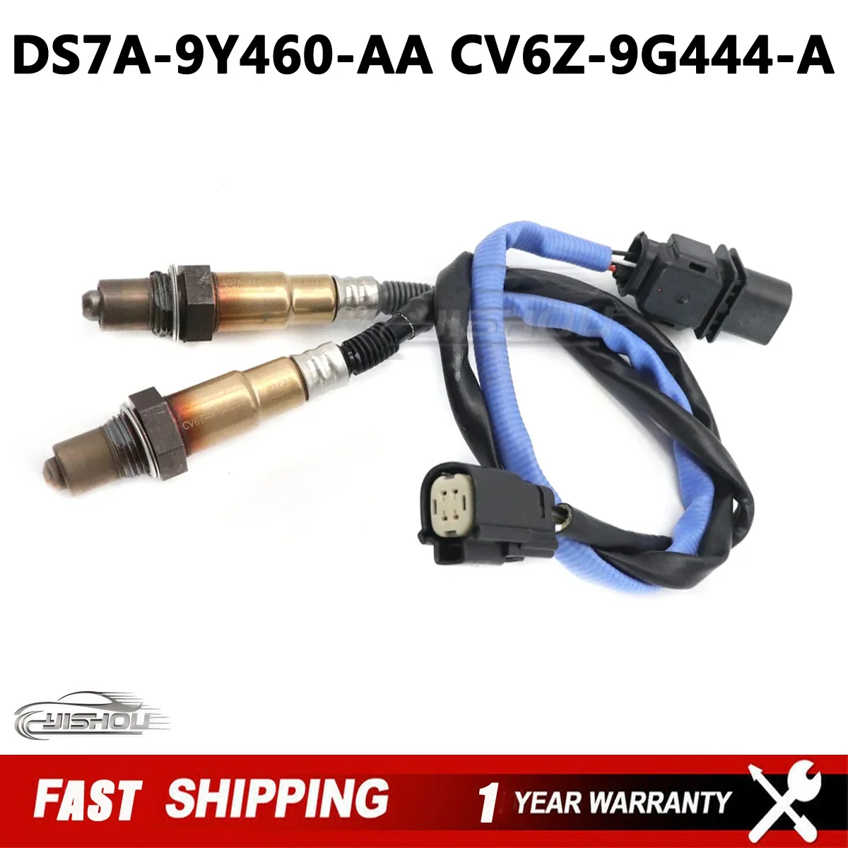 2PCS Upstream & Downstream DS7A-9Y460-AA CV6Z-9G444-A Lambda Oxygen O2 Sensor For 2014-2018 Ford Focus 2.0L