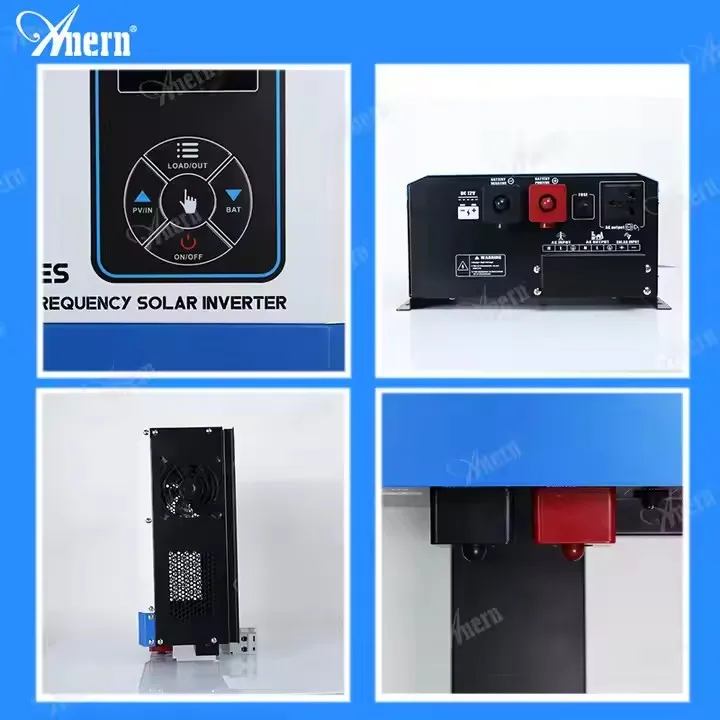 8kw 12kw 24V 48V DC AC Pure Sine Wave Hybrid Solar Inverter with MPPT Controller Split Phase WiFi Connectivity