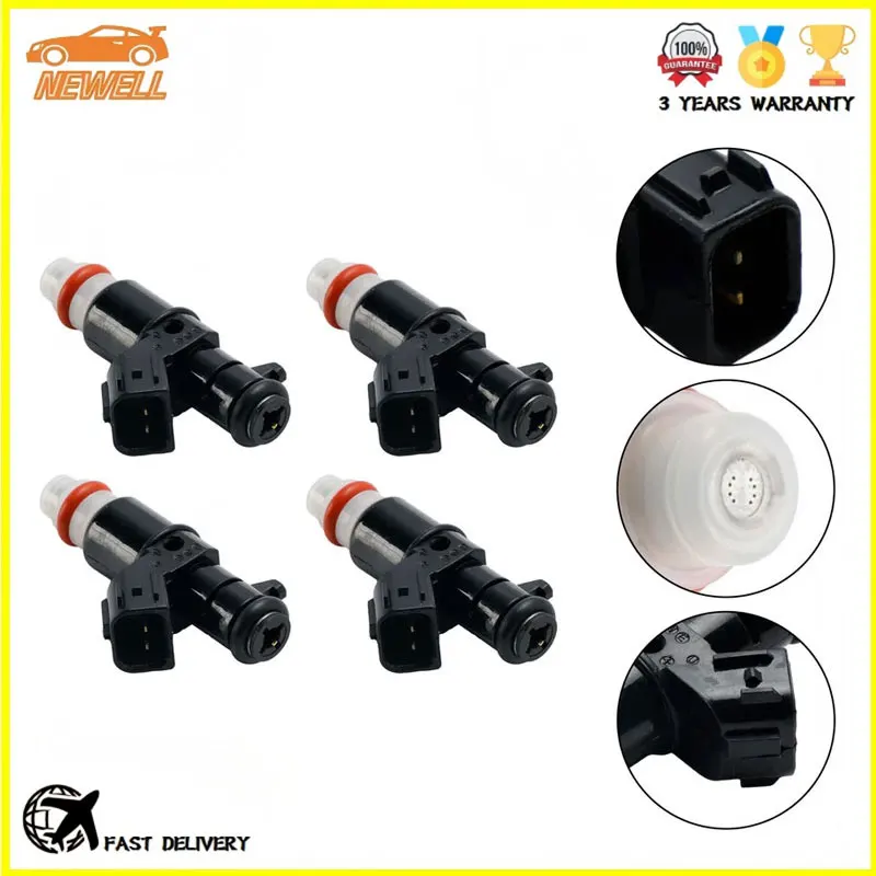 

4pcs 16450-R2E-L01 16450-RWK-003 Fuel Injector For Honda 2012-2015 CIVIC 2016-2020 HR-V 1.8L 16450R2EL01 16450RWK003
