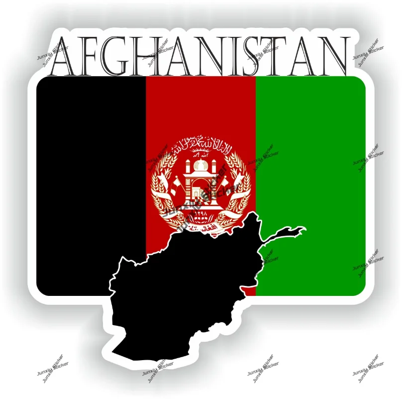 

Afghanistan Sticker Cute Laptop Weatherproof Decal Vinyl Fade Anime Door Proof UV Resistant of Boat Coat Decal Scratch Stylish