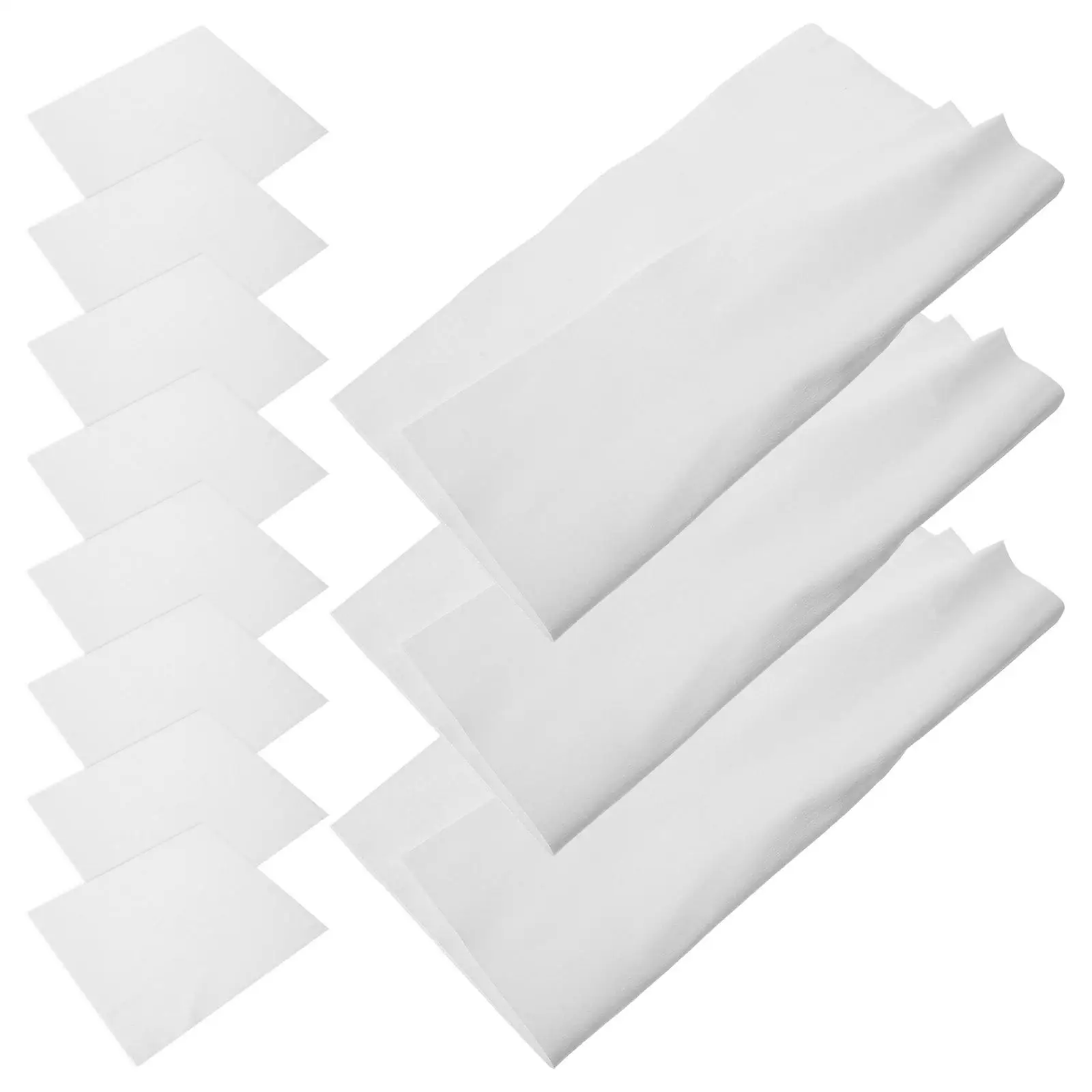 

30 шт. фильтры из нетканого материала, хлопковая бумага для сбора пыли для ногтей, аксессуары для пылесоса, многоразовые, прочные, белые, легкие