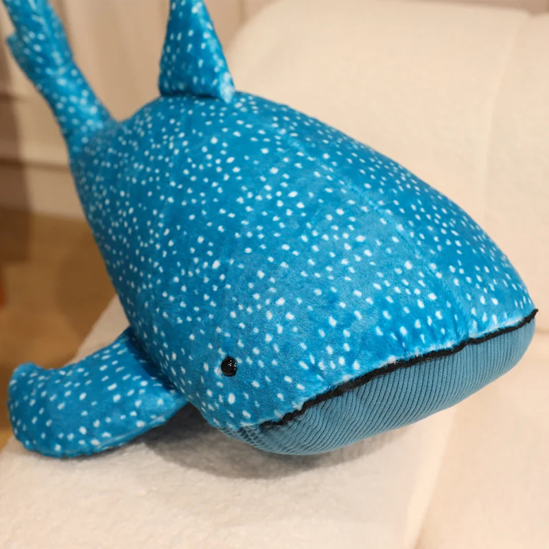 

20~80cm Blue Whale Ocean Animal Pillow Stuffed Fish Underwater Plushie Birthday Present