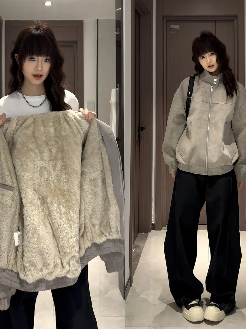 

Retro Tie-Dye Fce Lined ort Thiened Jaet Men's Winter Cotton Coat Stand Collar Sli Warm Polyester Fiber Casual Wear