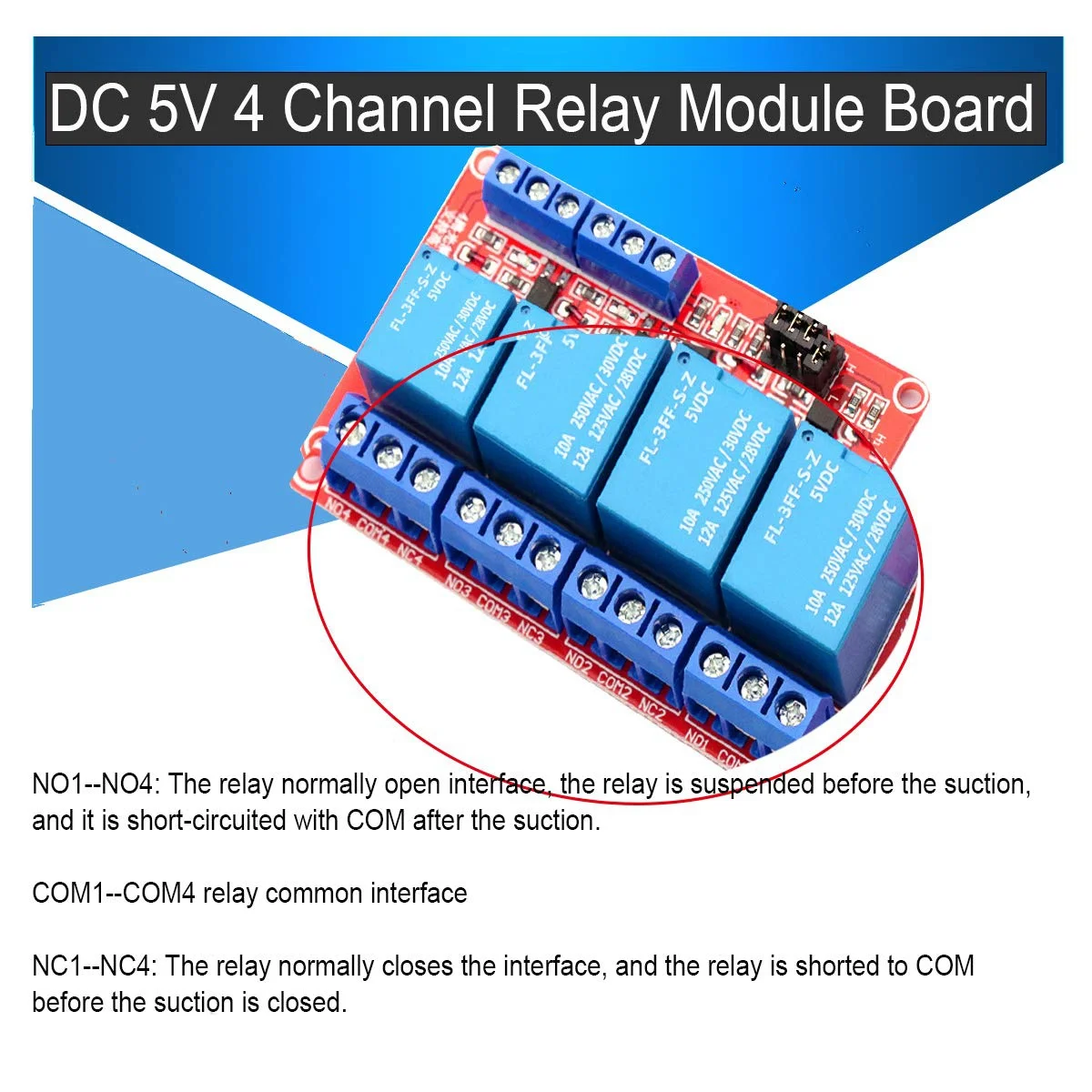 2Pack DC 5V 4 Channel Relay Module Board Shield with Optocoupler Support High/Low Level Trigger Compatible for Arduino