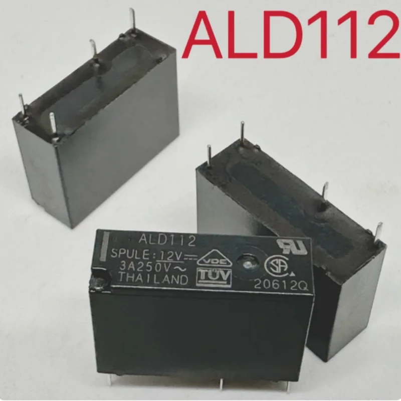 

ALD112 12V 3A Relay for Electronic Projects - 12 Volt 3 Amp SPST Latching Relay for DIY Automation And Control Systems