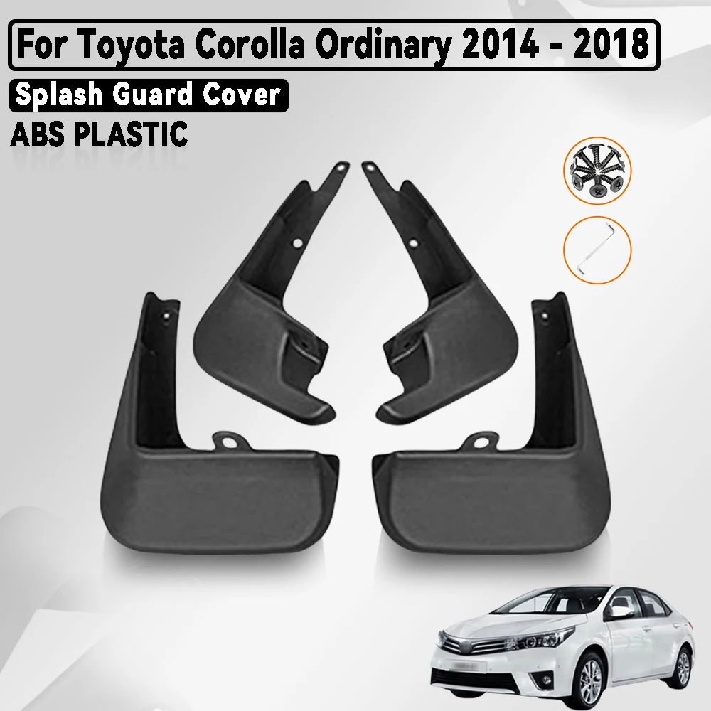 

Car Mudguard For Toyota Corolla Ordinary 2014 - 2018 Car Mud Flaps Guards Splash Flap Fender Accessories