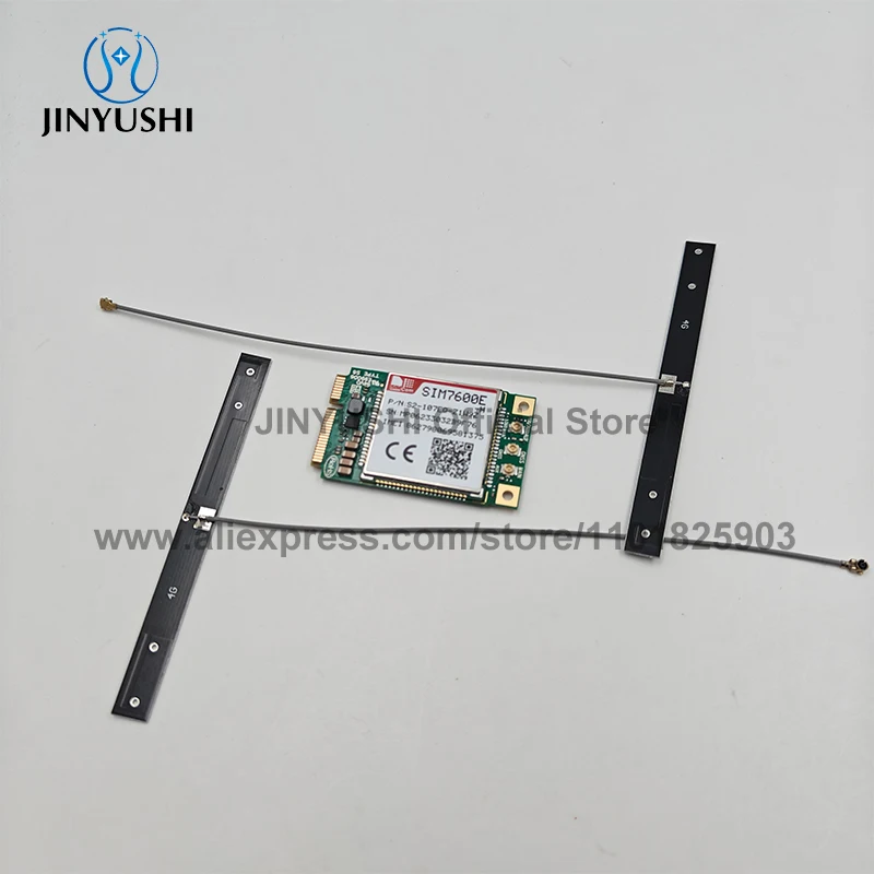 

JINYUSHI for SIMCOM SIM7600E/SIM7600E-H + 2pcs 4G antenna Multi Band LTE Module CAT4 module