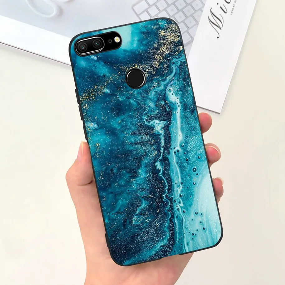 For Honor 9 Lite Case Popular Flower Slim Soft Silicone Coque Phone Cover For Honor 9 Lite LLD-AL10 LLD-L31 Fundas Honor9 Bumper