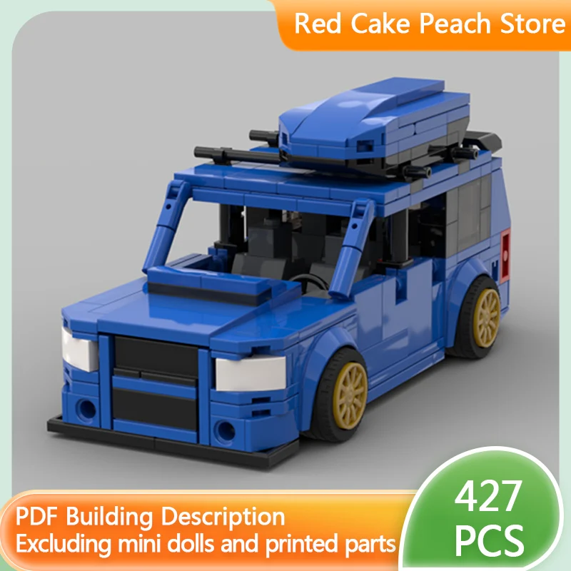 

City Car Model MOC Building Bricks Compact Sport Utility Vehicle Modular Technology Children Holiday Gifts Assemble Toys Suit