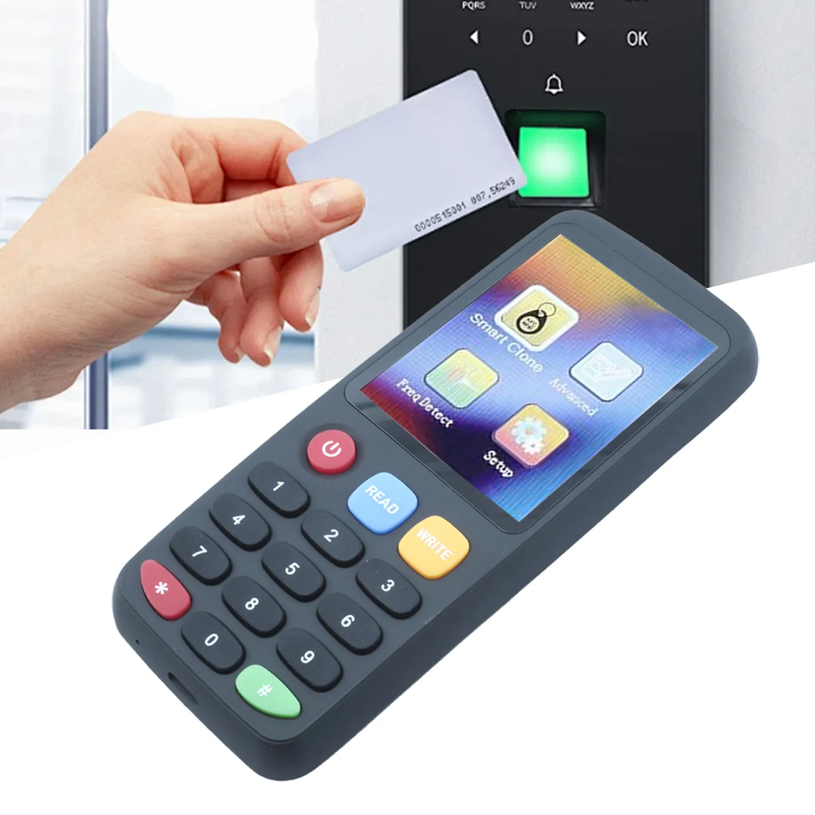 X7 RFID Smart Chip Reader Kartenleser NFC Token Clone Kopierer Leser 125 KHz Abzeichen Schriftsteller 13,56 MHz Chip Tag Programmierer