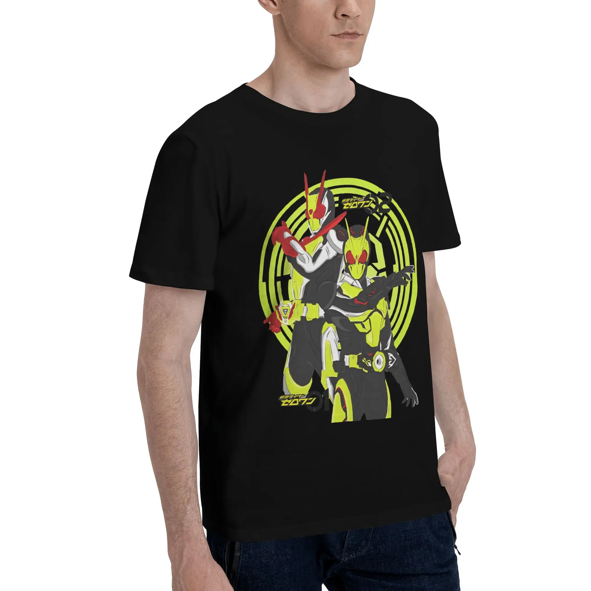 ZERO ONE ZERO TWO  Novelty Graphic 100% Cotton T-Shirt Bandai Kamen Rider Tees Tops For Men