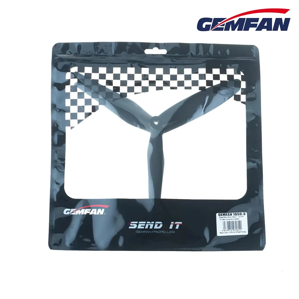 10 Inch 3 Blade Glass Fiber Nylon Propeller 1050 10X5X3 2CW 2CCW Gemfan Fit 10inch FPV Cinelifter MarcoQua Multirotor Spare Part