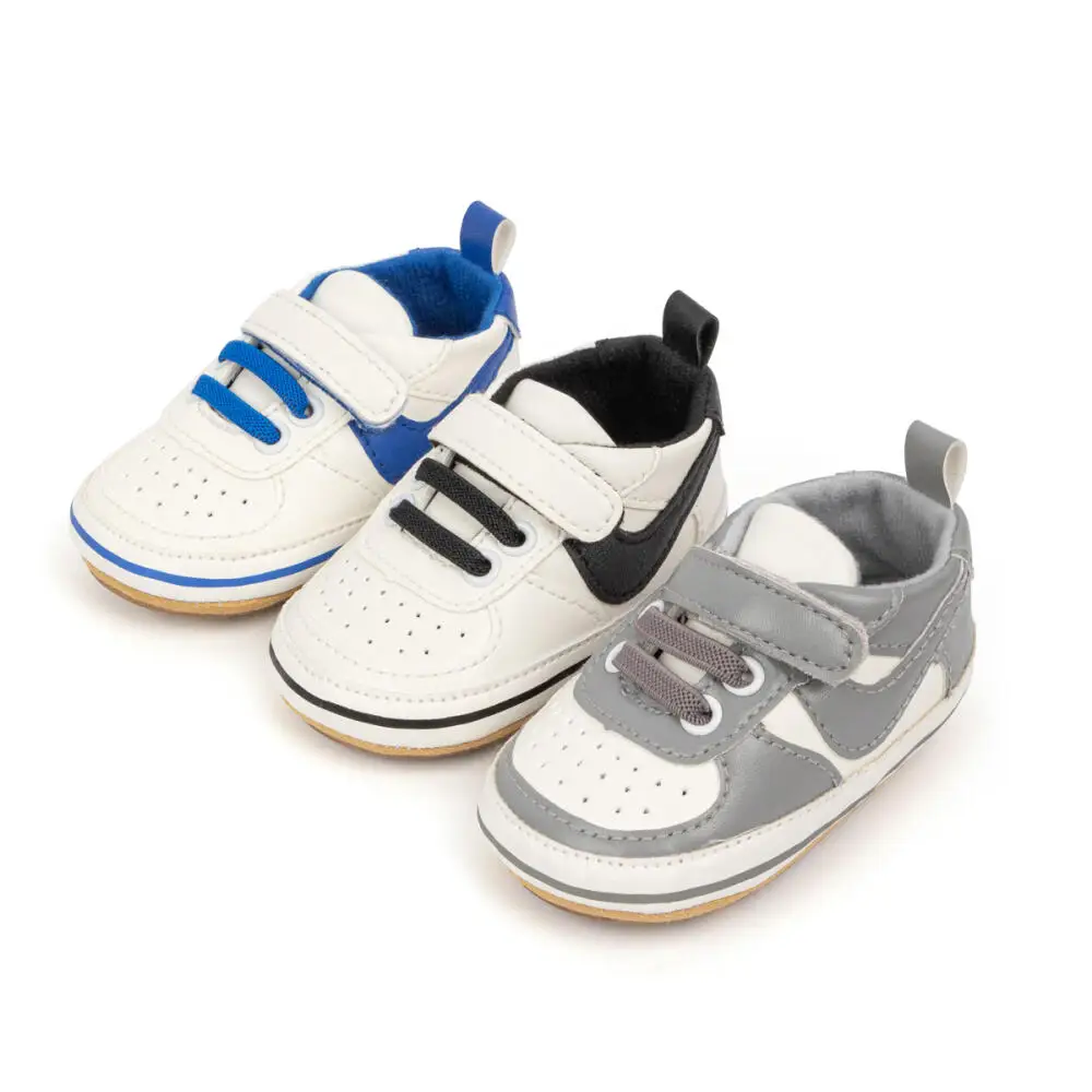 Baby Canvas Sneakers Classic Stripes Casual Baby Boy Girl Shoes Anti-slip Soft First Walkers Infant Baby Unisex Shoes