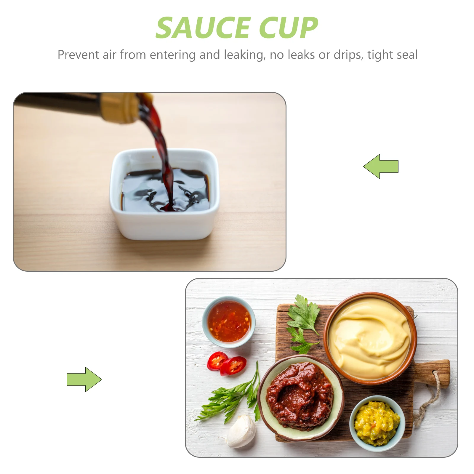 

50 PCS Sauce Cup Containers Plastic Measuring Shaped Condiment Small Clear with Lids Jars Storage