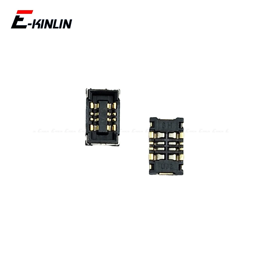 2PCS Inner Battery Connector Clip Contact Replacement For Samsung Galaxy S10 Plus S10e S6 S7 S8 Note 5 7 On Motherboard