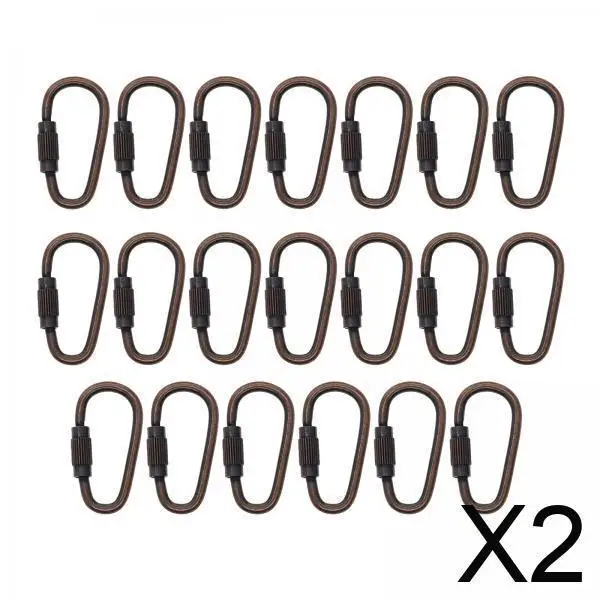 

Портативный мини-карабин Spring Snap с винтовым замком, брелок-подвеска для ключей и бутылок с водой