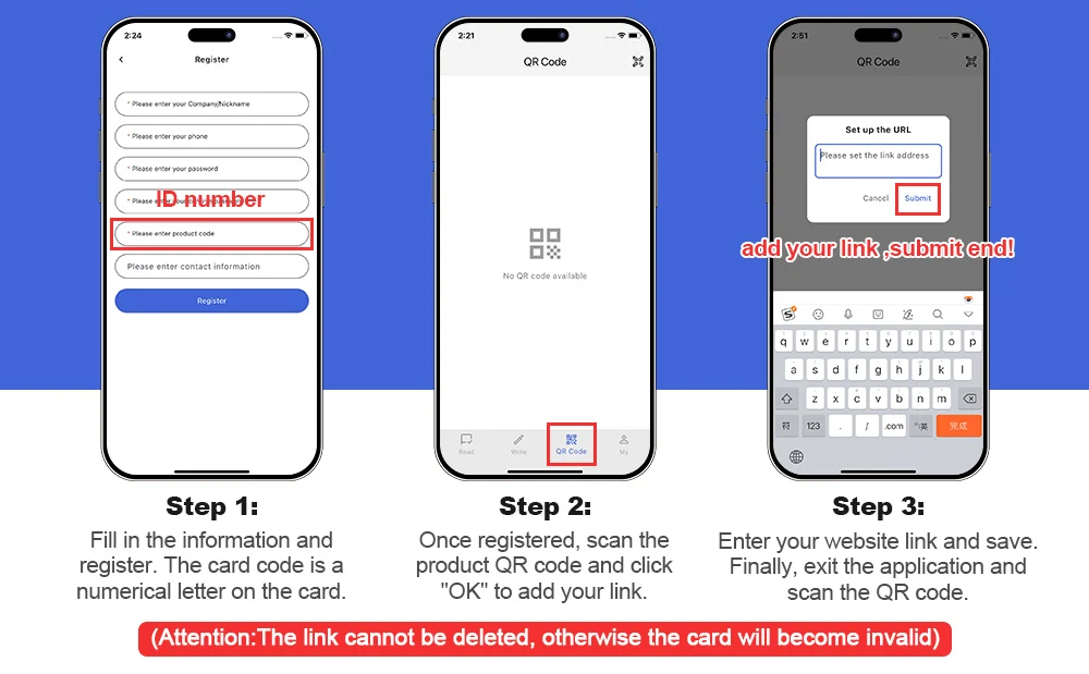 Spanish English QR Code NFC Standing Sign Google Review NFC215 Review Stand Click URL Unlimited Modification Editing QR Codes