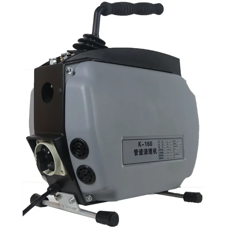 

Новый электрический очиститель канализации K160 Новая машина для очистки трубопровода Электрический профессиональный инструмент
