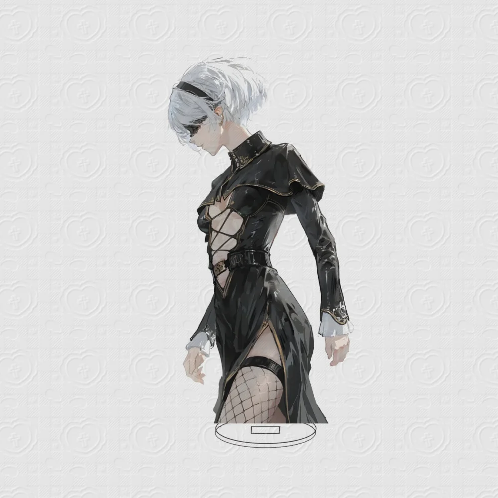 10 سنتيمتر لعبة NieR: ورشة أوتوماتا الاكريليك حامل نموذج تأثيري شخصيات سحرية حلية اكسسوارات عيد الميلاد جمع الهدايا