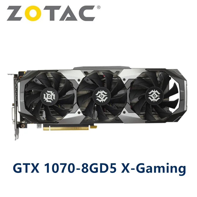 ZOTAC GTX 1070 Ti 1070Ti 8GB Gaming GPU Video Cards NVIDIA GeForce GTX1070 GTX1070Ti Graphics Card Desktop PC Computer Game VGA