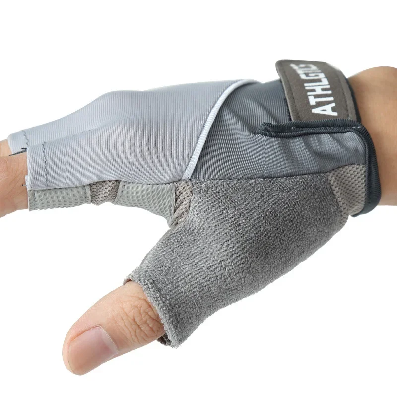 Fingerless Workout Gloves Men and Women Weight Lifting Gloves With Wrist Wraps Support For Gym Training Full Palm Protection