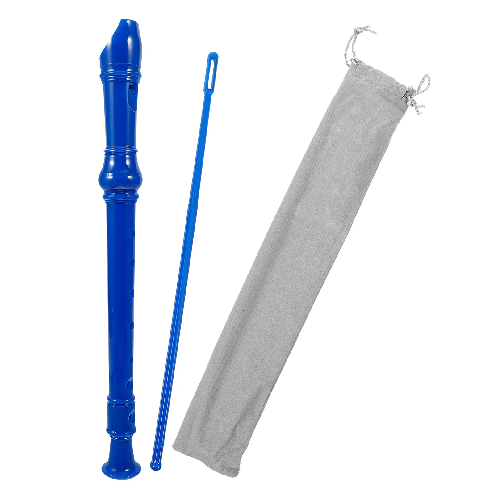

8-Hole Soprano Recorder ABS Plastic Flute Velvet Bag Lightweight Durable Beginners Students Music Lessons Gifts Kids