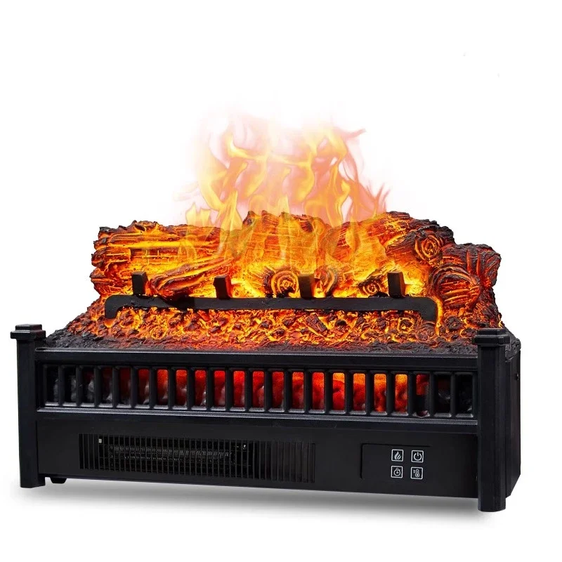 

Mobile Electric Fireplace Simulation Flame Home Heater Decoration New American Charcoal Basin Fireplace Core Homestay Villa