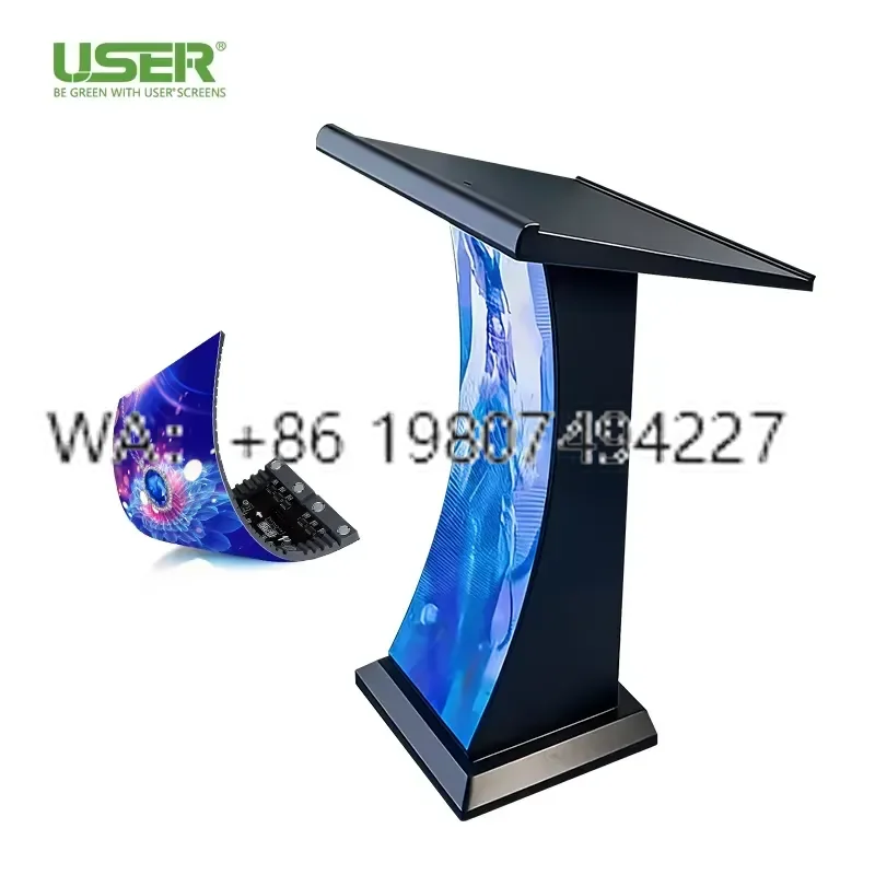 for LED Podium Display P2.5 P1.86 Indoor Full Color Digital Lectern Screen Pulpit for Church Events Presentation