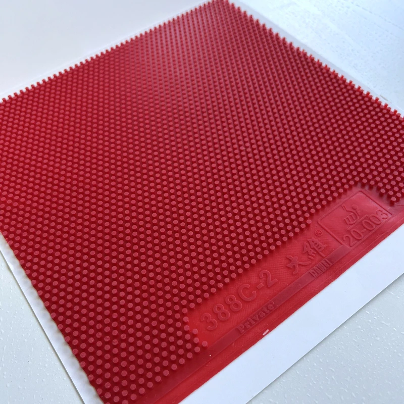 Dawei 388C-2 Table Tennis Rubber Long Pips OX Extra Soft Medium Pips ITTF Approved Ping Pong Rubber for Defensive Sinking