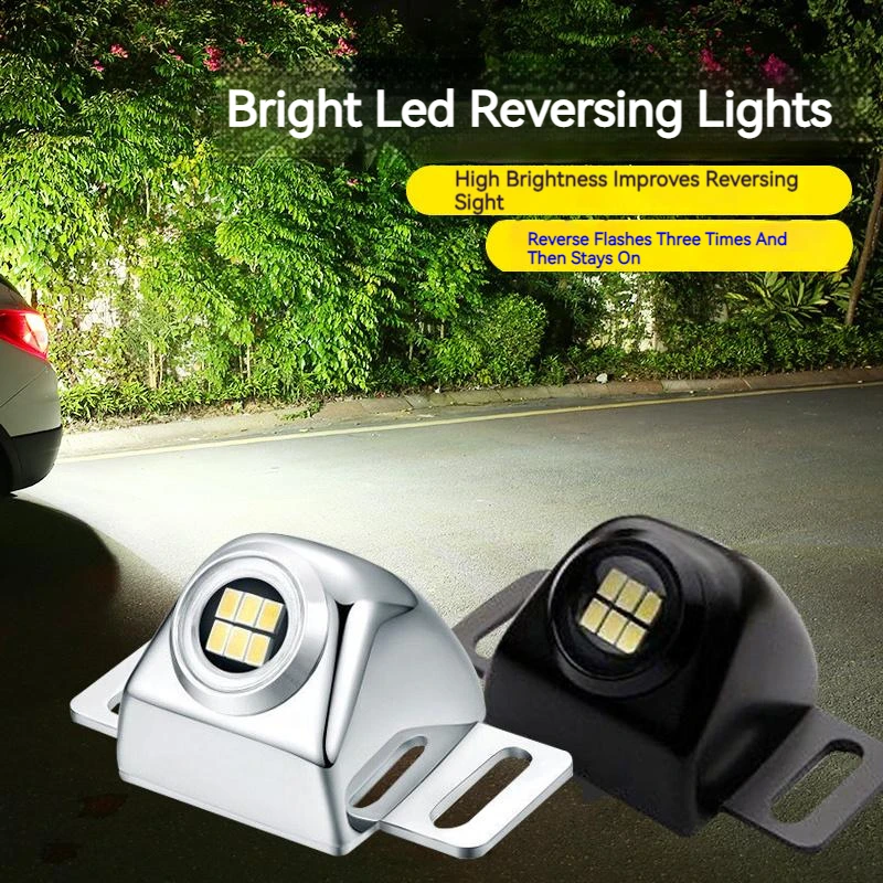 

Car Reverse Light High Brightness Reversing Flashing Warning Lamp Universal Auto Motorcycle Reverse Parking Tail LED Bulb Light