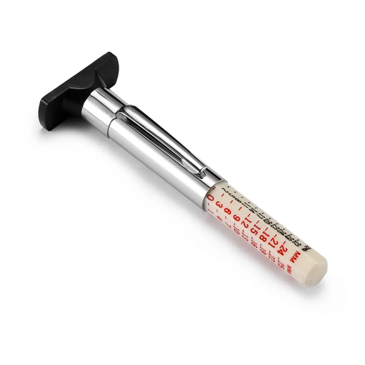 25mm Auto Digital Two-Sided Accurate Depth Gauge Tire Ruler Measuring Pen Tyre Tread