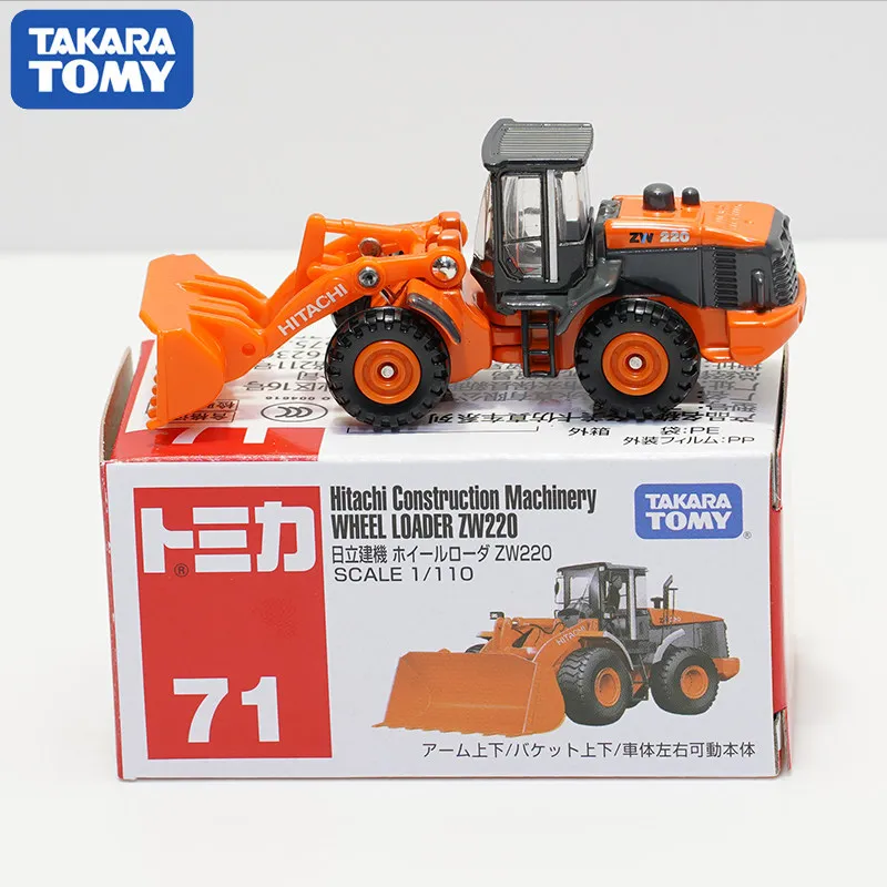 在庫あり-オリジナル-タカラトミー-no71-742319-ショベルカー-合金製建設玩具車、ダイキャスト掘削機車両-キッズコレクション