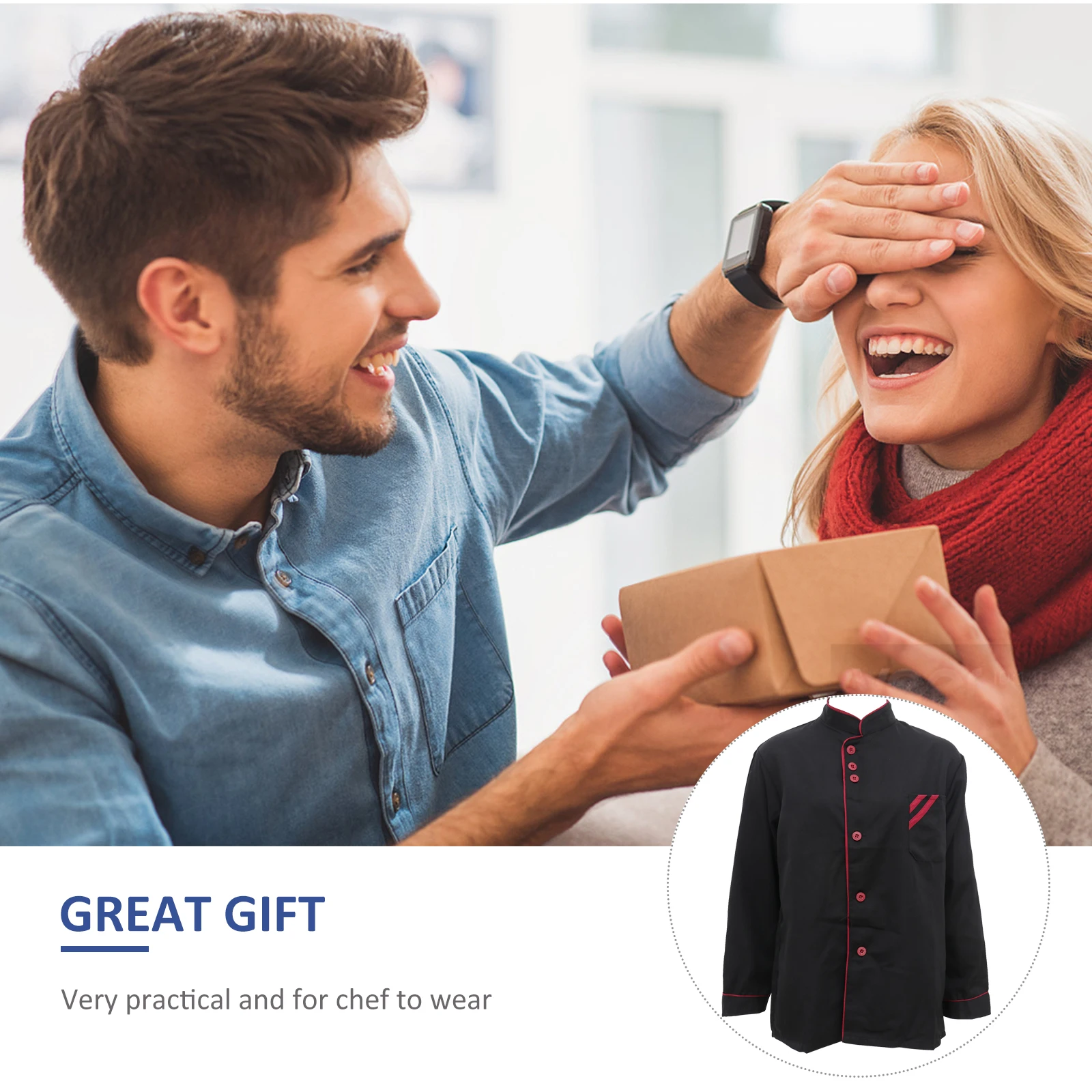 Chaqueta de Chef de manga larga, uniforme de cocina Unisex, transpirable, resistente al desgaste, a prueba de aceite, para personal de Catering de Hotel y restaurante