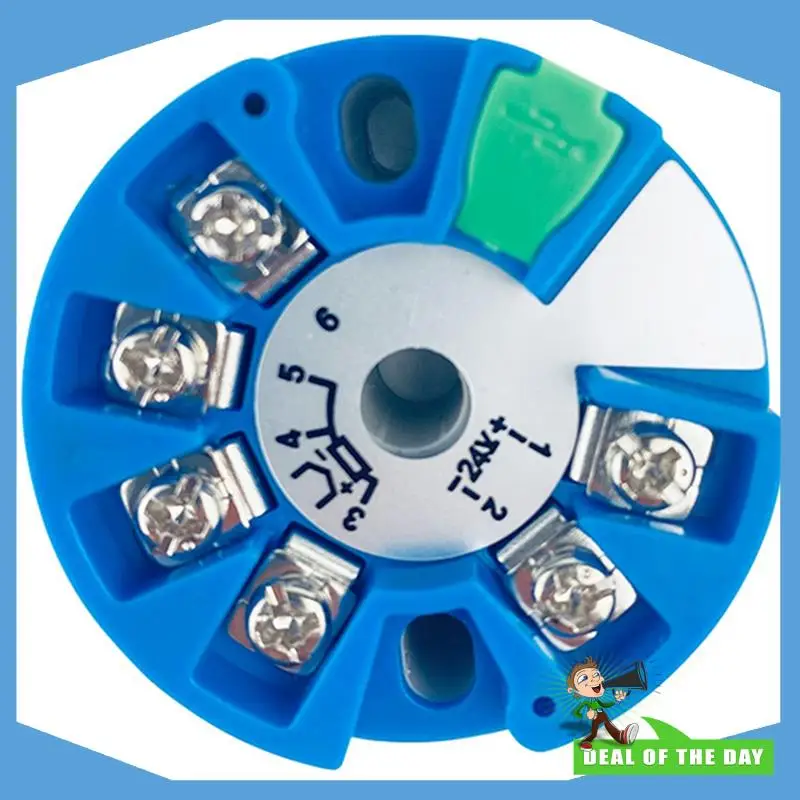 24-Hour Delivery Industrial 4-20Ma PT100 Sensor Temperature Transmitter K-Type Thermocouple Smart Digital Module