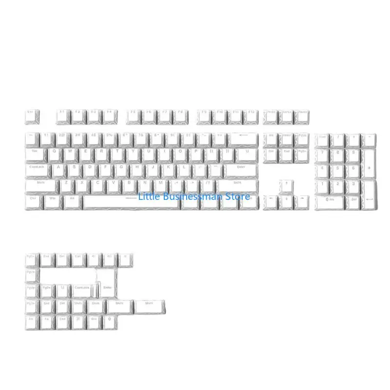 Tastenkappen-Set für mechanische Tastaturen zur individuellen Gestaltung des Schreibtisches mit Hintergrundbeleuchtung. – Detail 2