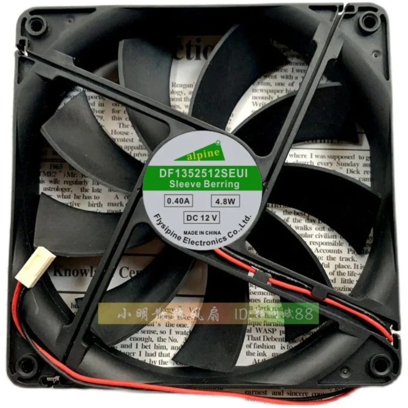 Alpine Originele DF1352512SEUI 12V 0.40A 4.8W 13525 Case Apparatuur Koelventilator