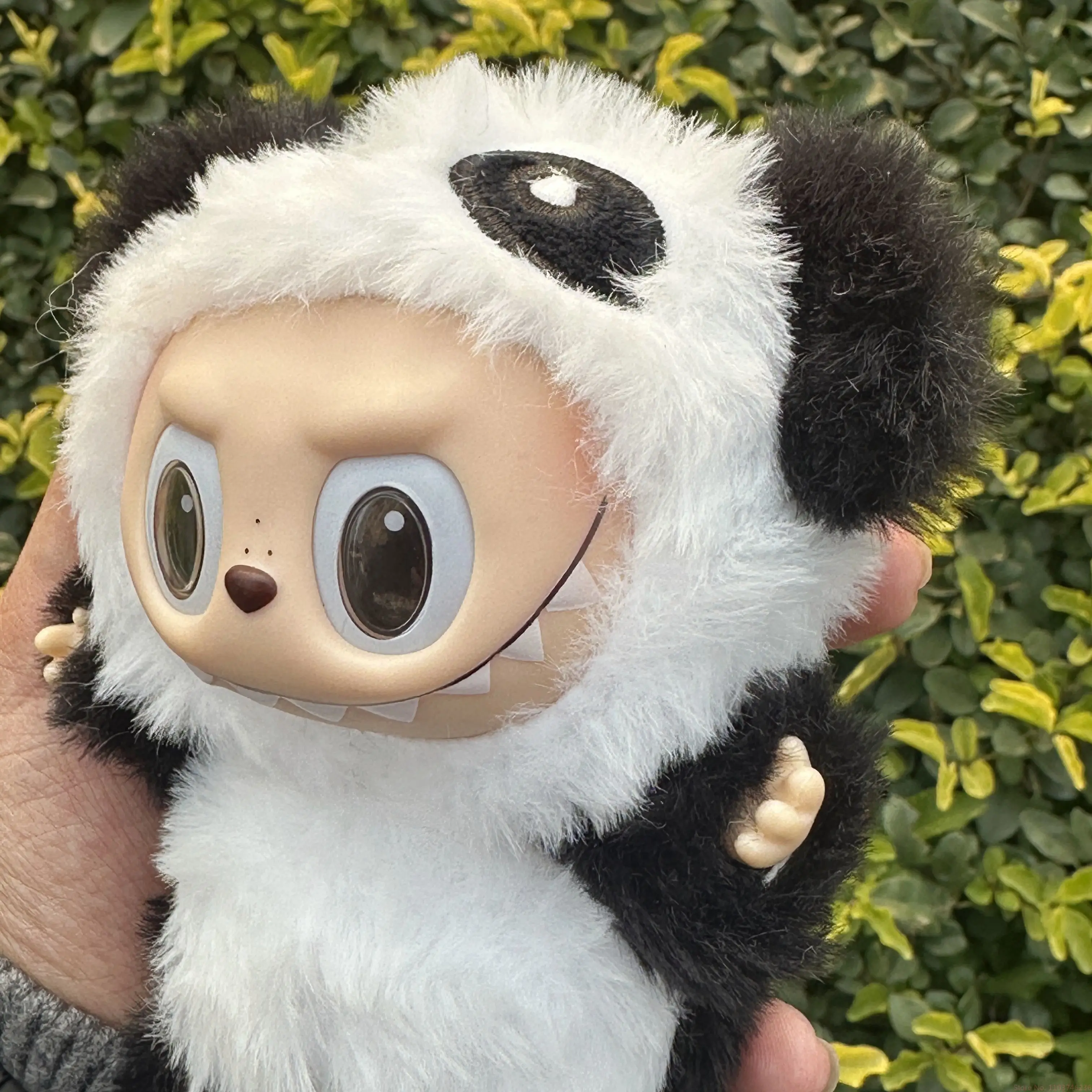 Nieuwe Collectie Monster Labubu Serie Chinese Panda Creëren Handgemaakte Verandering Vinyl Poppen Ornament Replica Desktop Speelgoed Verjaardagscadeautjes