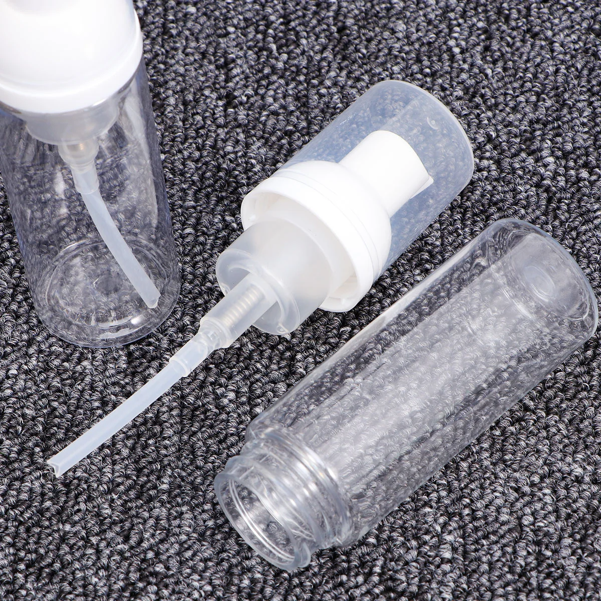 

12 Pcs Reusable Empty Bottles Dispenser Pump Water Dispensing Containers Refillable Travel Coffee Syrup