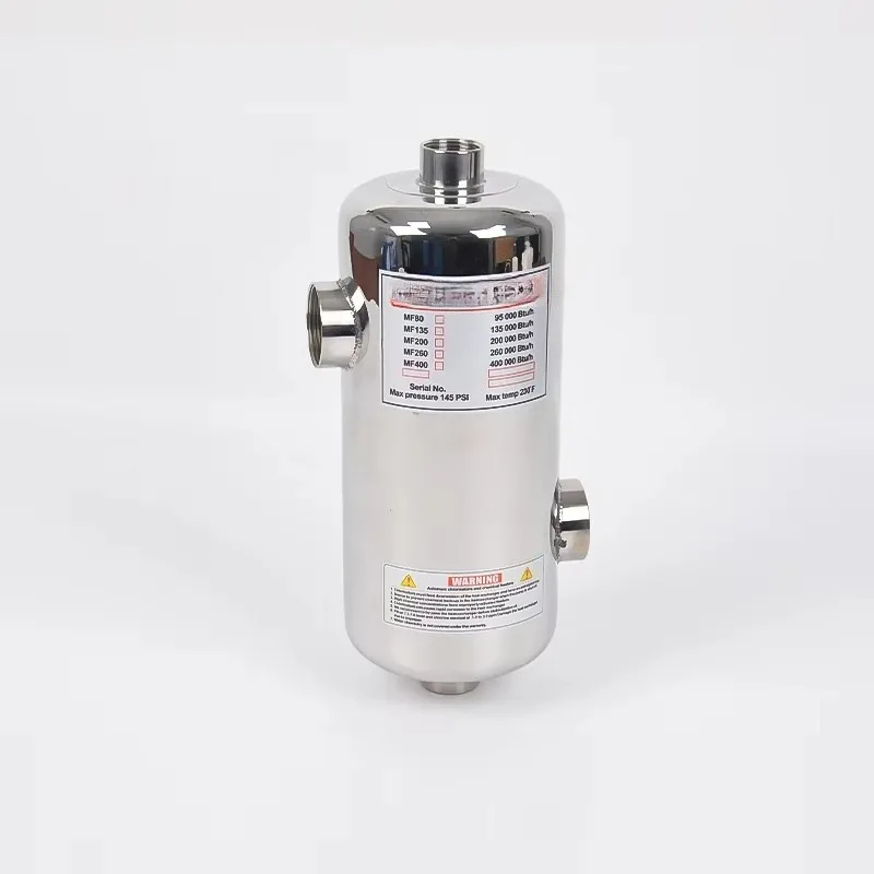 Stainless steel 304 swimming pool tube heat exchanger pool heater