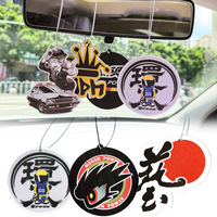 Newest Car Air Freshener JDM Japan Robot Hanging Rearview Mirror Perfume Flavoring for Spoon Mugen Solid Paper JDM Accessories