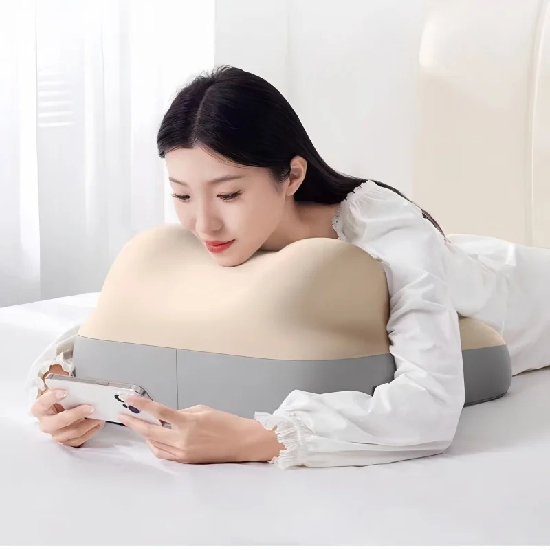 Memory Foam Lumbar Cushion Ergonomic Back Support Pillow With Breathable Cover For Office Chair Car Seat Bed Backrest