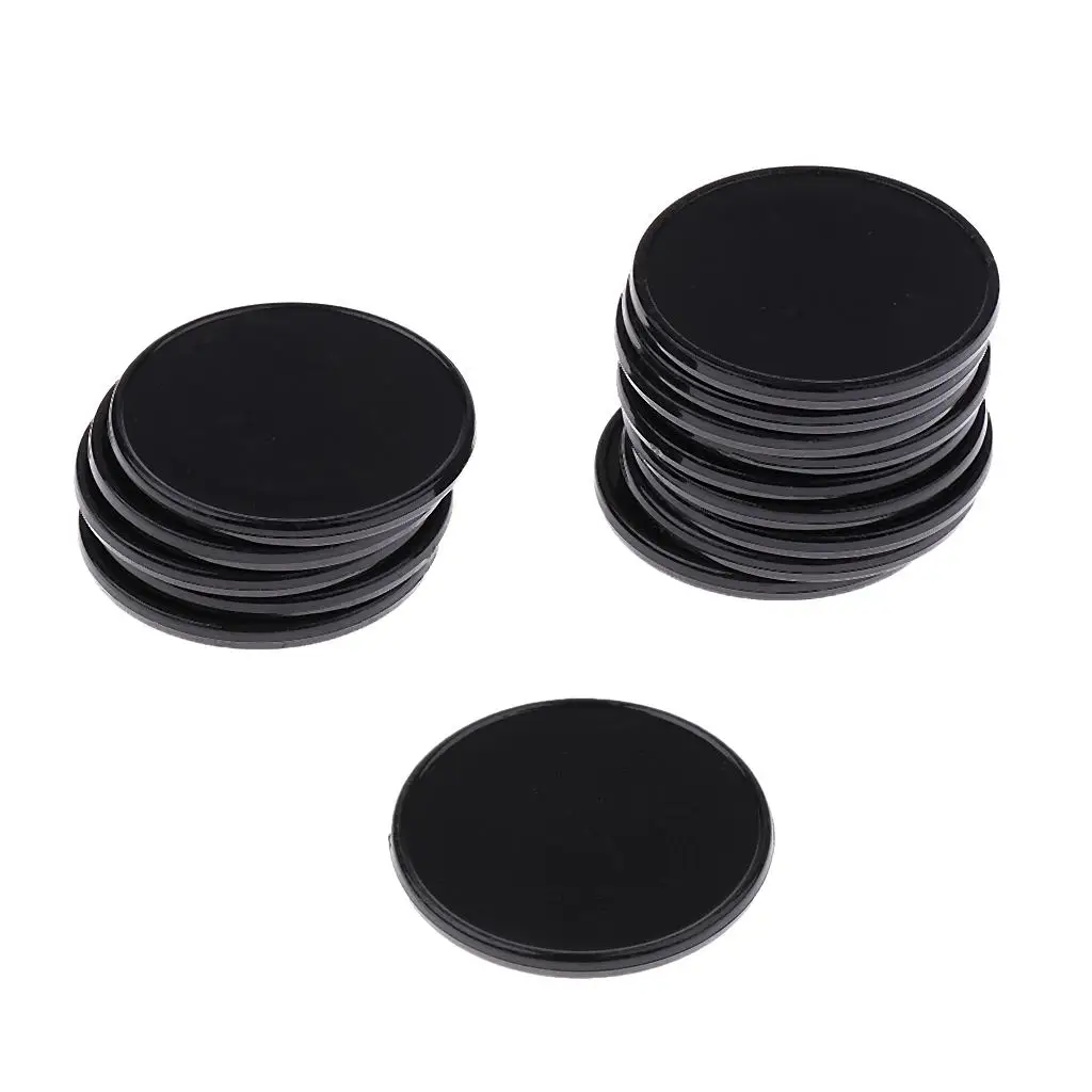 

Colored Plastic Poker Chips Bingo Tokens for Educational Math Games and Home Casino Chip Set
