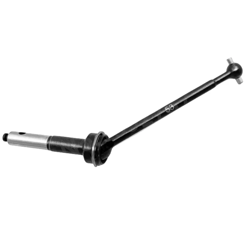 Eixo de acionamento de junta universal de aço, eixo de hélice cvd para 1/10 tamiya 54975 tc01 rc, acessórios de peças de carro