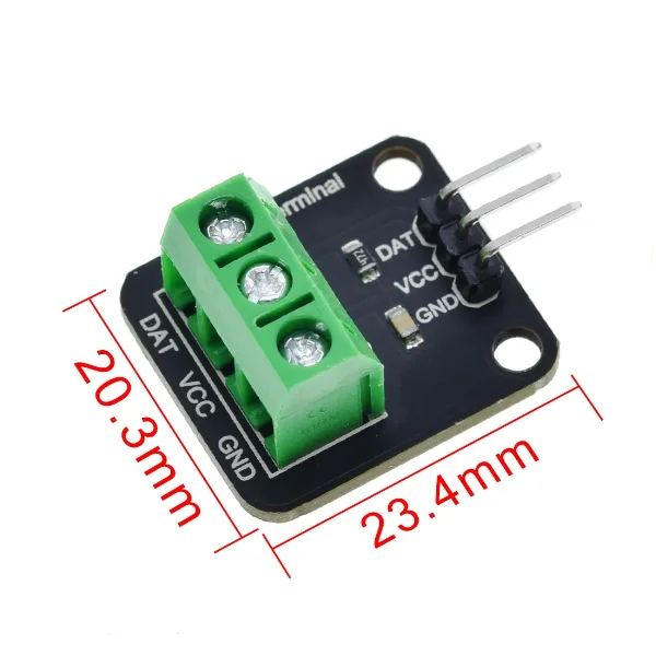 DS18B20 Fully Waterproof Temperature Sensor Module Digital Thermometer Probe Module with Cable