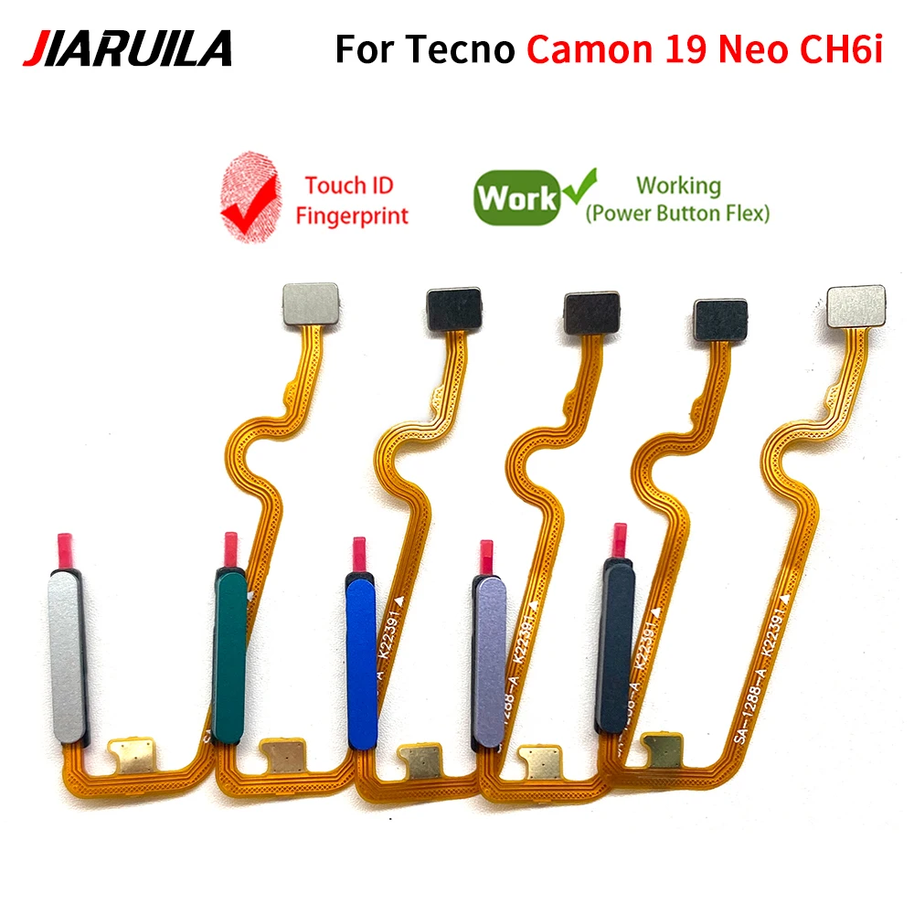 Good quality Home Button Fingerprint Touch Id Sensor Connector For Tecno Camon 19 Neo CH6i Flex Cable