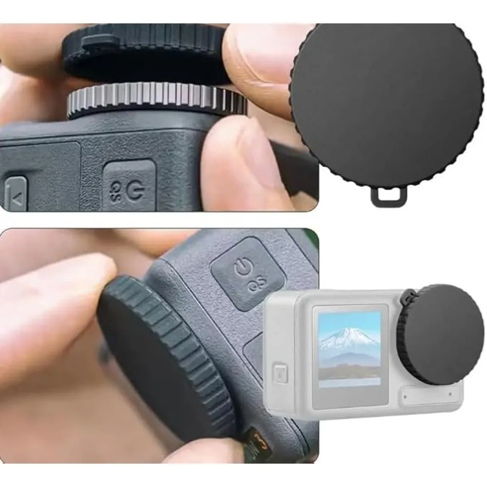 

For DJI Action 4/3/5 Pro Accessories lens cover silicone protective cover, For DJI action5 soft rubber protective cover