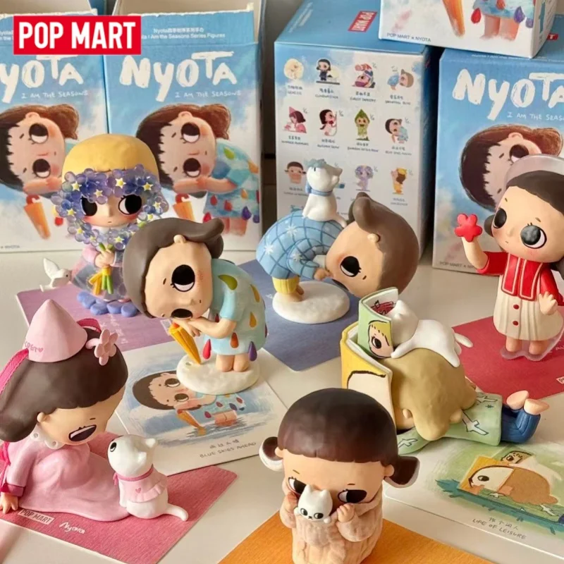 

POPMART Nyota I AM THE SEASONS Series Blind Box Guess Bag Desktop Decoration Blind Bag Toys Anime Figure Cute Model Gift Girl