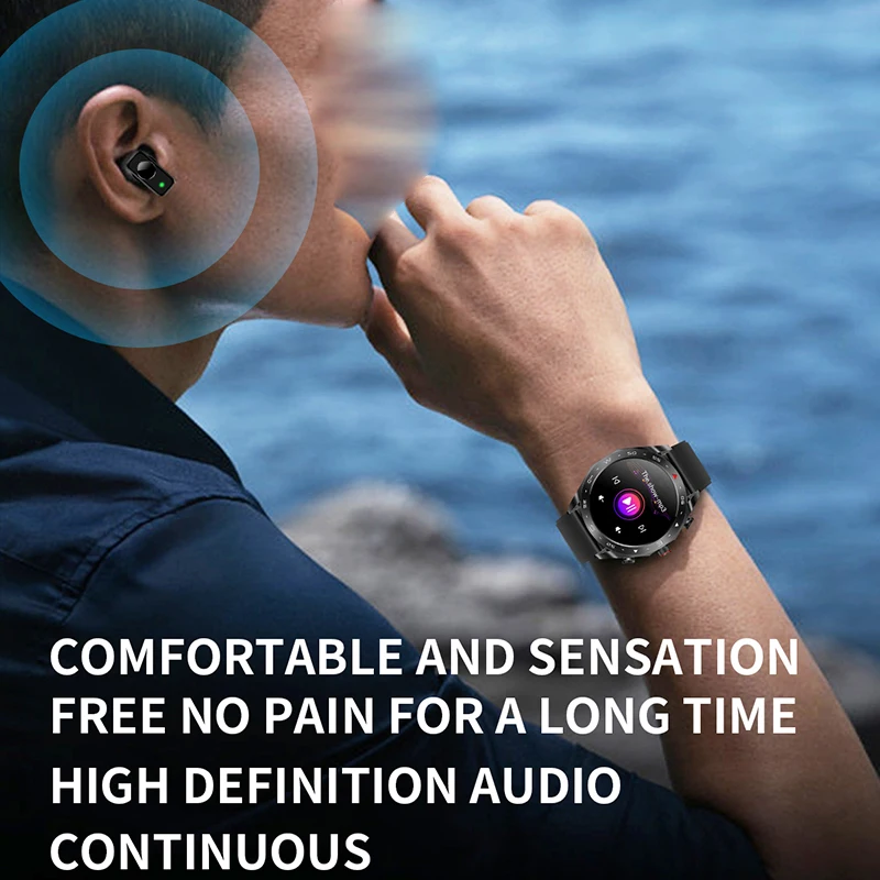 2024 nuevo reloj inteligente TWS 2 en 1 auriculares Bluetooth HIFI 9D calidad de sonido masculino y femenino rastreador de ejercicios de salud relojes inteligentes