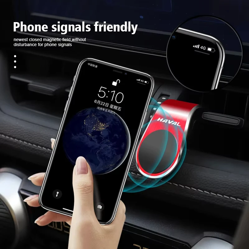 Magnetic Car Air Vent Phone Holder for Haval H6 Jolion H9 Dargo M6 F7 Strong Magnet Stable Air Vent Mount Cradle